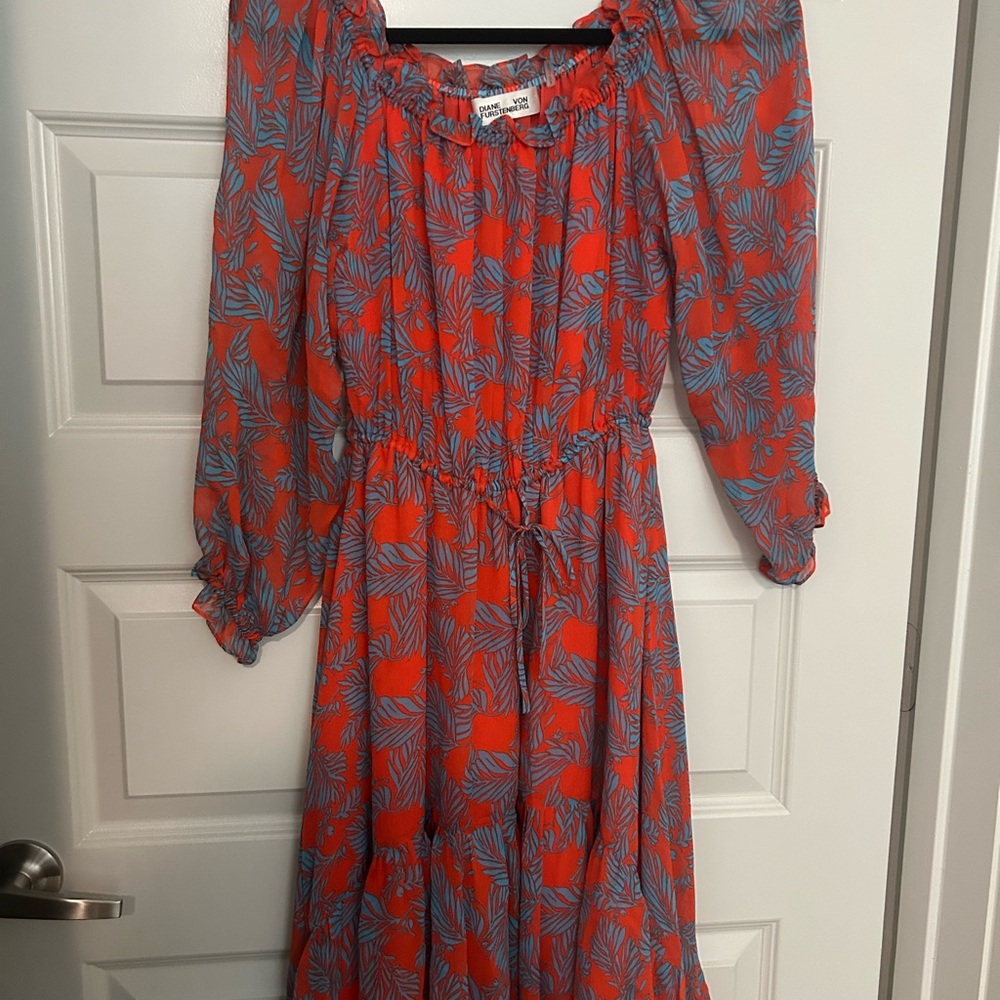 Diane Von Furstenburg Silk Floral Dress